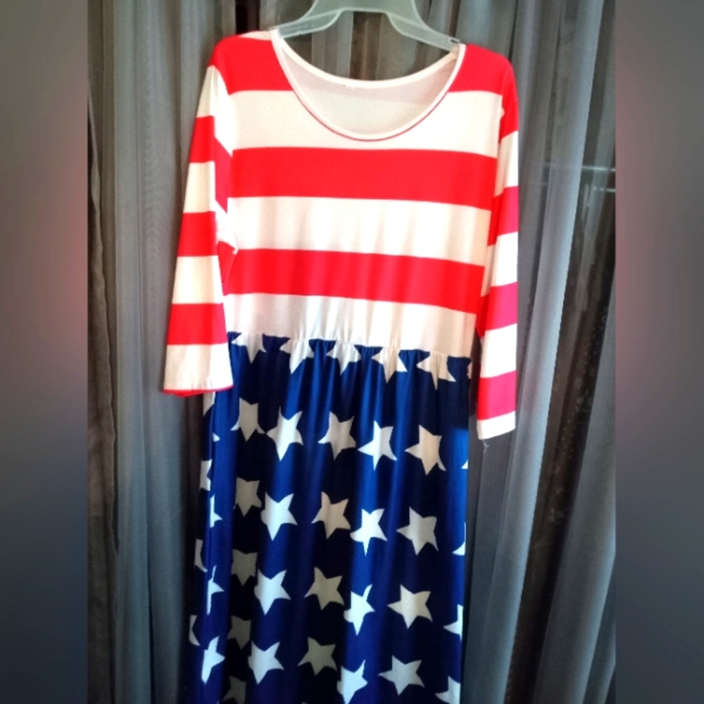 Stars and Stripes Dress Maternity